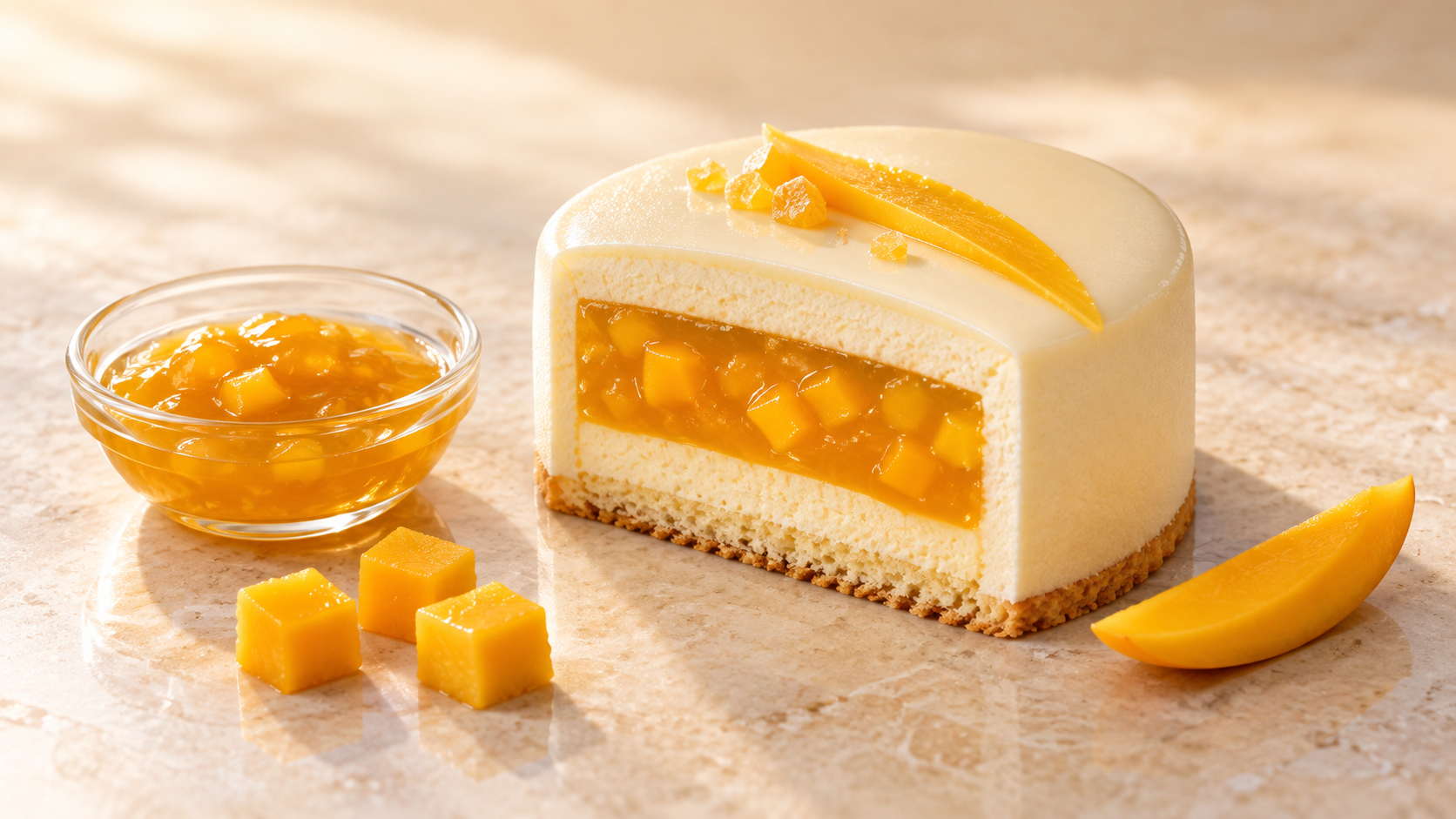 Mango Insert Jelly for commercial food production